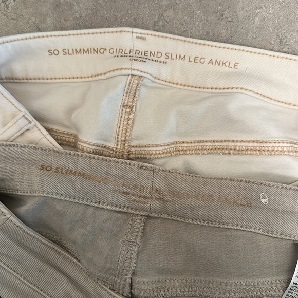 2 Chicos SO Slimming girlfriend slim leg ankle Jeans (pants) - Picture 7 of 10